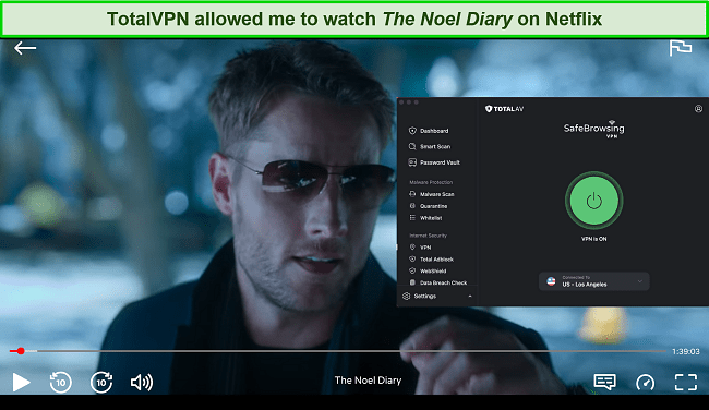 I could unblock Netflix US with TotalVPN