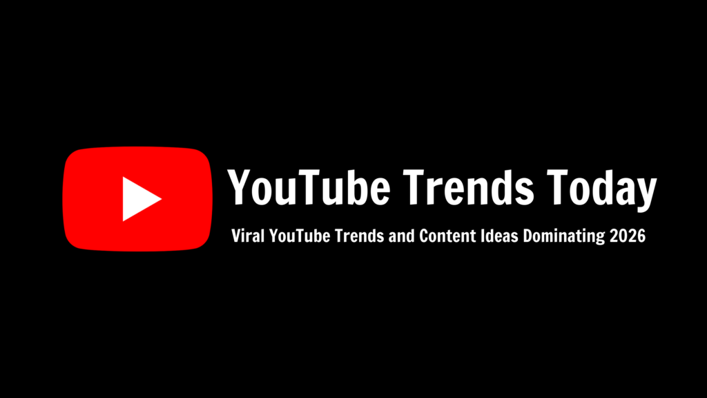 Youtube trends today