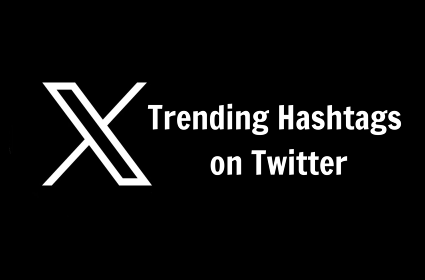 Trending hashtags on twitter